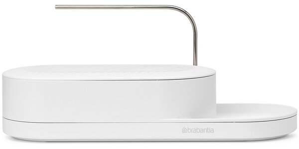 BRABANTIA SinkStyle Organiser mosogató rendszerező. beépített csepptálcával. műanyag. szabadon álló. szikrázó fehér ásványi textúra. 350x150x130mm - 227882
