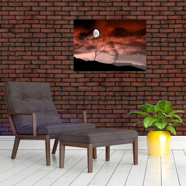 Kép - Hold megvilágítja az éjszakát (70x50 cm)