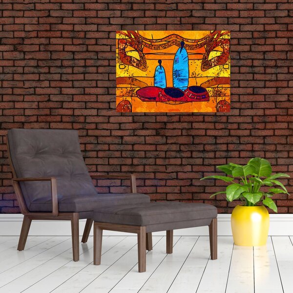 Kép - Ősi festészet (70x50 cm)