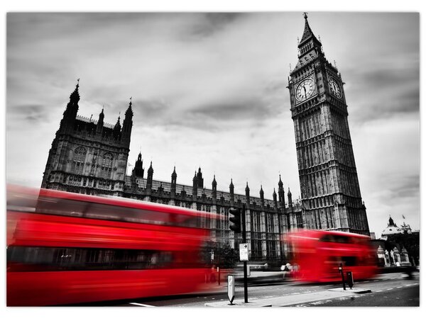 Kép - a Parlament londoni házai (70x50 cm)