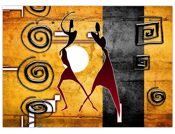 Kép - Ősi festészet (70x50 cm)