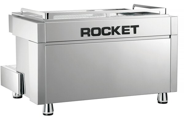 Rocket RE A Timer 2 csoportos rozsdamentes acél eszpresszó kávéfőző