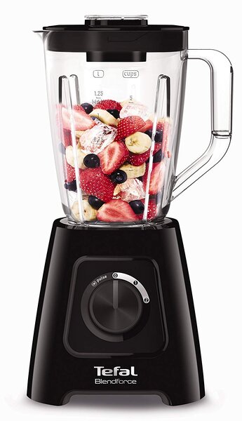 Tefal BlendForce II BL4208 turmixgép 1,25 L Asztali mixer 600 W Fekete