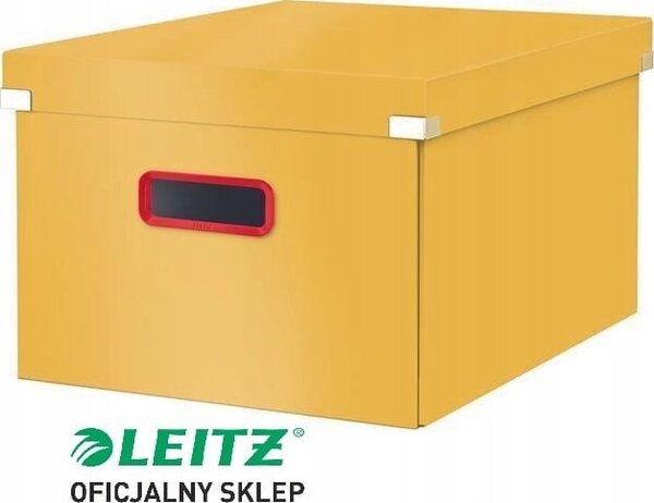 Leitz Click & Store Tárolódoboz Téglalap alakú Farostlemez, Polipropilén (PP) Sárga