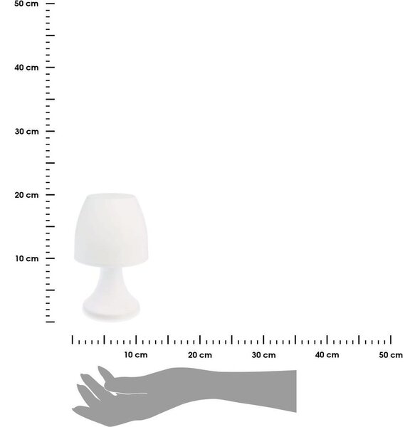 Lámpara Jelly M Luz Blanca 19cm