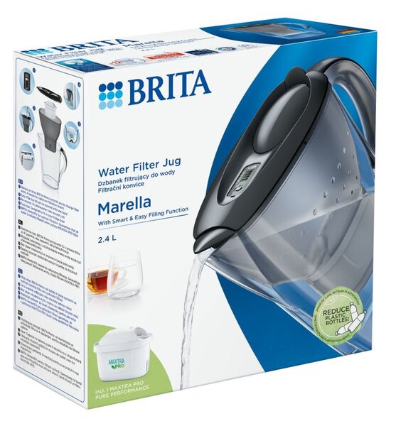 Brita Marella vízszűrő kancsó 2.4 liter grafit (1052794)