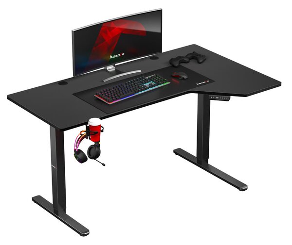Huzaro Hero 9.1 Gamer asztal - Fekete