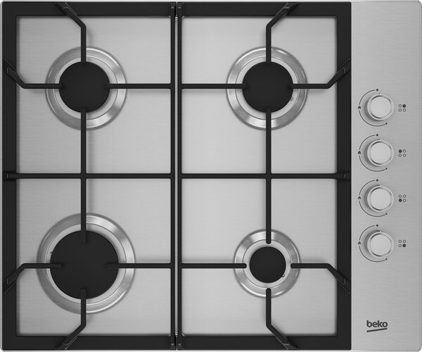 Beko HIBG64122SX Beépíthető Gáz Főzőlap 60cm Rozsdamentes Acél