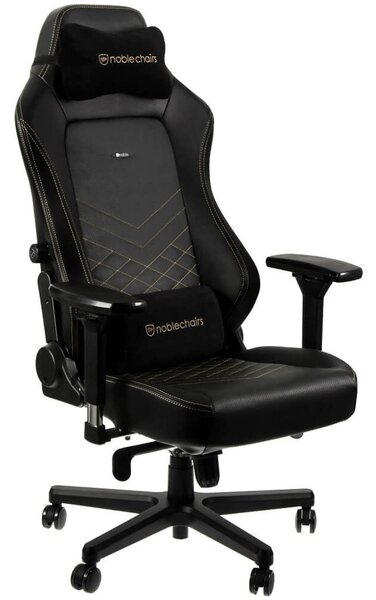 Noblechairs HERO Gamer Szék PU Bőr Fekete/Arany NBL-HRO-PU-GOL