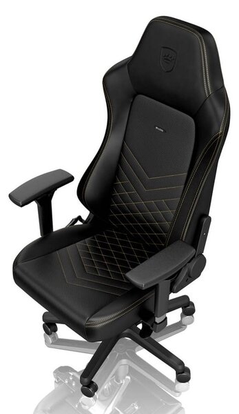 Noblechairs HERO Gamer Szék PU Bőr Fekete/Arany NBL-HRO-PU-GOL
