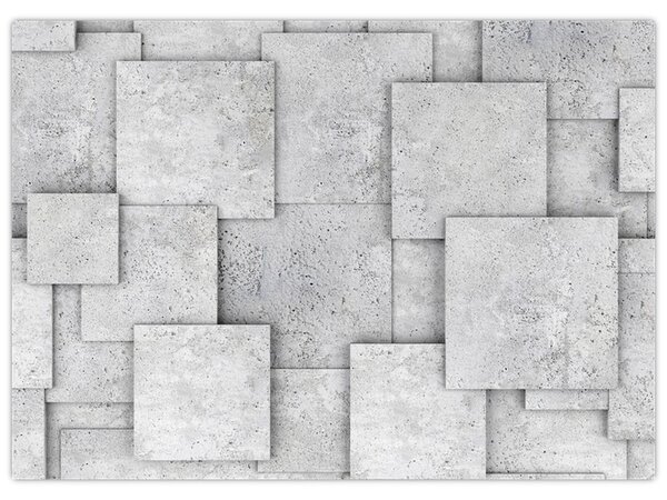 Kép - Betoncsempék absztrakciója (70x50 cm)