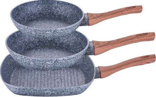 Hagyományos serpenyő Berlinger Haus FOREST LINE 20 cm-es, gránit bevonattal