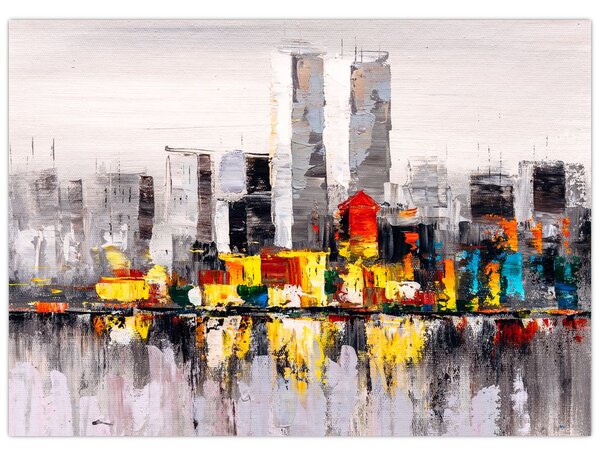 Kép - A nagyváros festménye (70x50 cm)