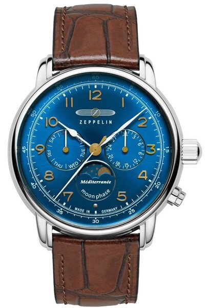Zeppelin 9636-3 Mediterranee Moonphase Férfi Óra