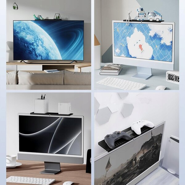 Sodi 312 Polc Monitorhoz - Fekete