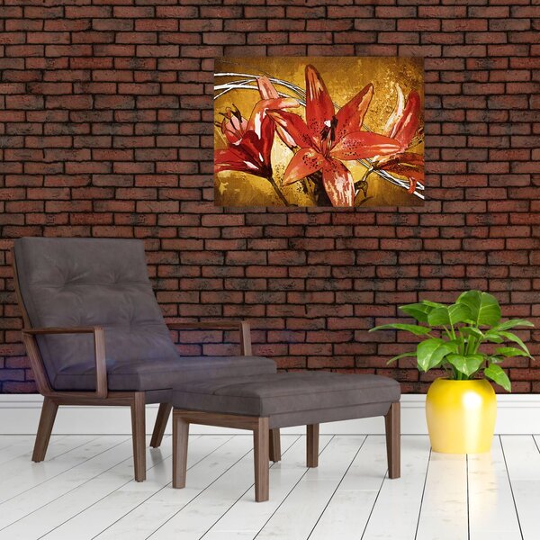 Kép a liliomvirágokról (70x50 cm)