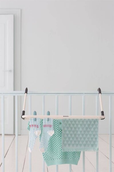 Brabantia HangIn Drying Rack felakasztható ruhaszárító 4.5m szárítási hossz, 7.5kg teherbírás, összecsukható, állítható karok, acél, fehér - 102769