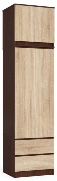 S60 Star szekrényfelépítmény – wenge / sonoma tölgy színben
