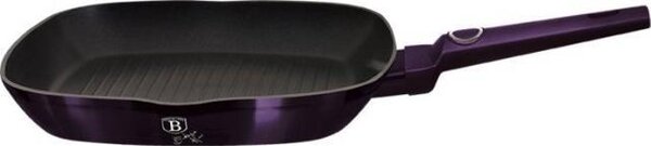 BerlingerHaus BH/6634 Purple Eclipse Collection Grill Serpenyő - 28 cm, Metál Lila