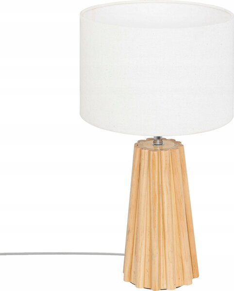 Lámpara De Mesa "adon" Beige H53cm