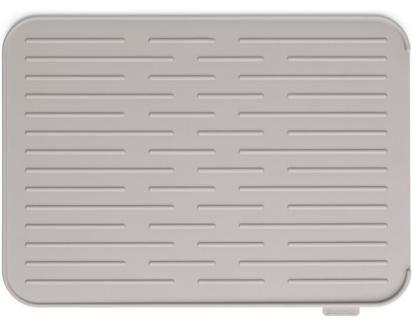 BRABANTIA SinkSide Silicone Dish Drying Mat edényszárító. csepegtető szőnyeg. csúszásmentes. bordázott felület. 325x438mm. szilikon. középszürke - 230042