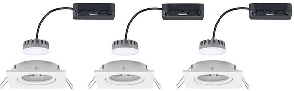 Paulmann LED-es beépíthető lámpa 3 részes készlet 18 W Fehér (matt) (93678)