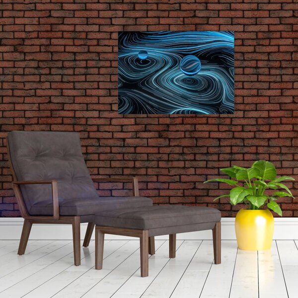 Absztrakt képet (70x50 cm)