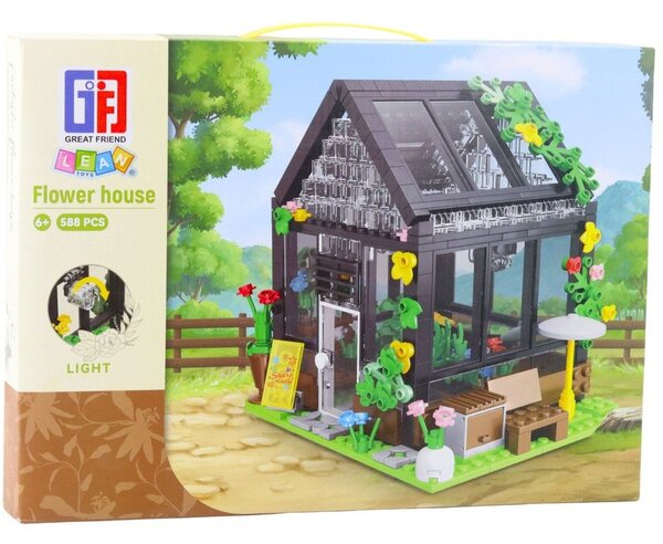 Mini Üvegház Kerti Ház Építőkockák 588 db.- 23568