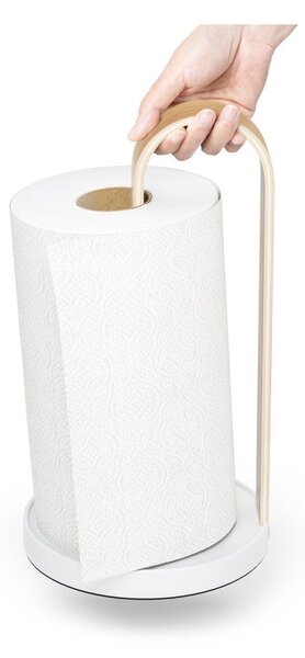 Fehér fa papírtörlő tartó ø 17 cm Bellwood – Umbra