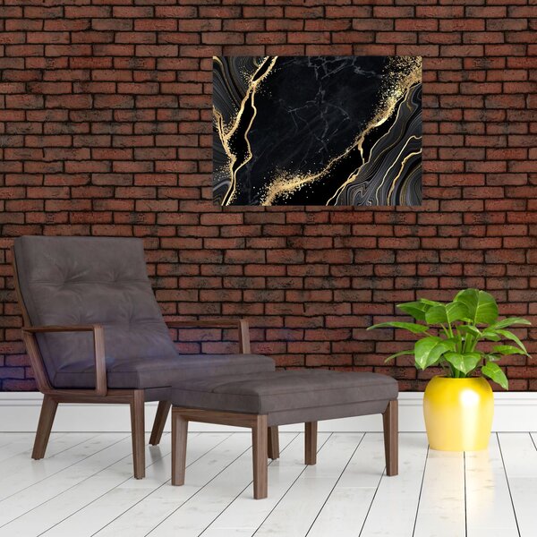 Az arany absztrakció képe (70x50 cm)