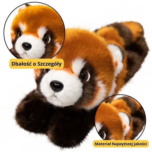 Plüss Vörös Panda Kabalafigura Kulcstartó Karabiner 13Cm – 22560