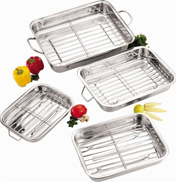 Kinghoff Sütőtálca Grill Ráccsal 36 x 27 cm KH-1377