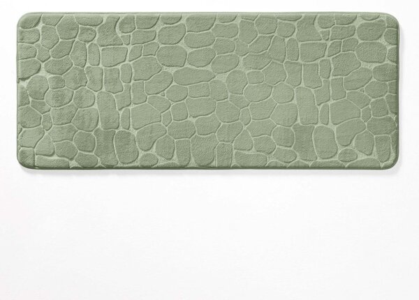 Zöld fürdőszobai kilépő 50x120 cm Ricochet – douceur d'intérieur