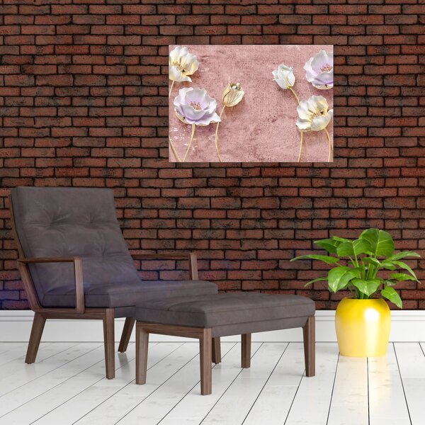 Virágok képe (70x50 cm)