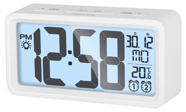 Sencor SDC 2800 W ébresztőóra hőmérővel fehér