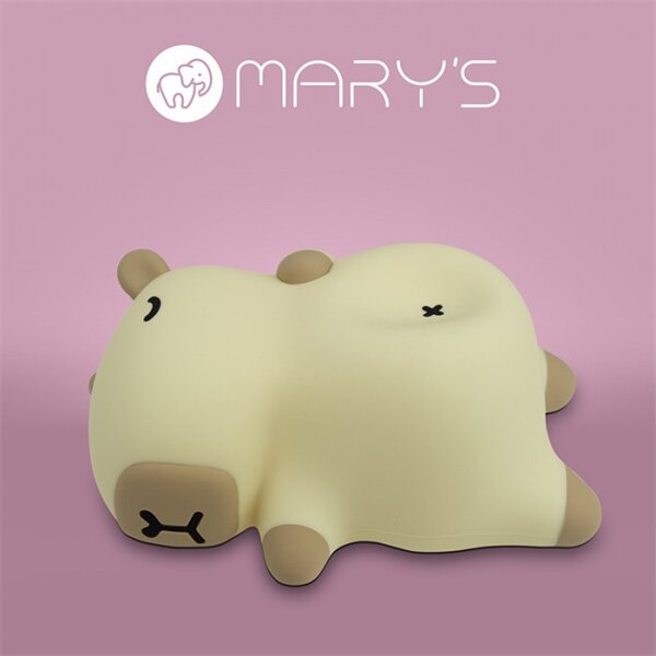 MARYS Alvó kapibara LED éjszakai fény akkumulátoros USB-C 12W 3000K MW61744