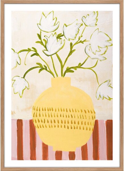 Kép 52x72 cm Yellow Vase – Malerifabrikken