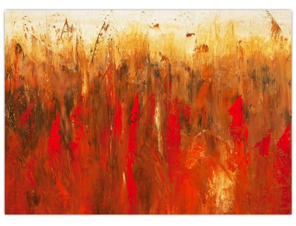 Kép - Festett absztrakció (70x50 cm)