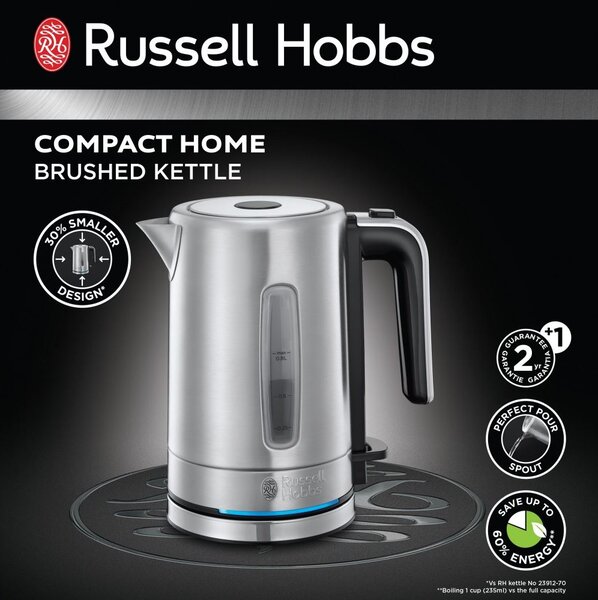 Russell Hobbs Compact Home 0,8L inox vízforraló 2400W