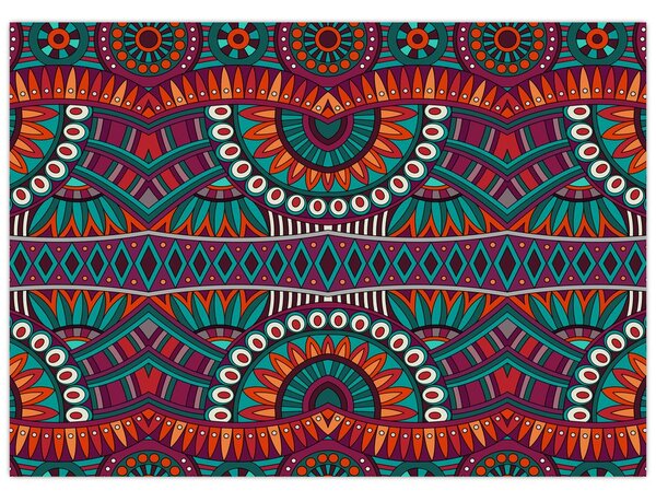 A díszítő absztrakció képe (70x50 cm)