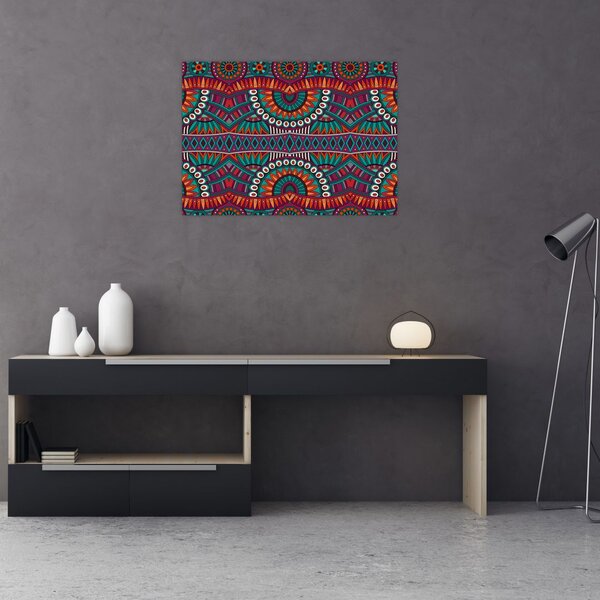 A díszítő absztrakció képe (70x50 cm)