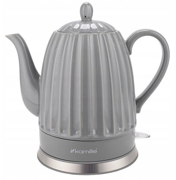 NoName Kerámia Vízforraló 1.5L 1500W Szürke