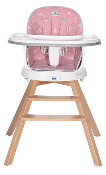 LORELLI Napoli forgatható etetőszék - Pink Bears