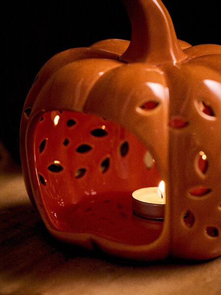 Sinsay - Töklámpás tealight gyertyatartó - narancs