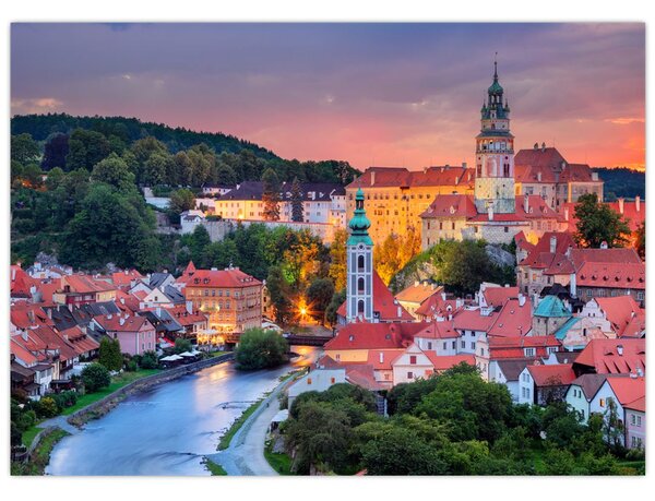 Kép - Český Krumlov (70x50 cm)