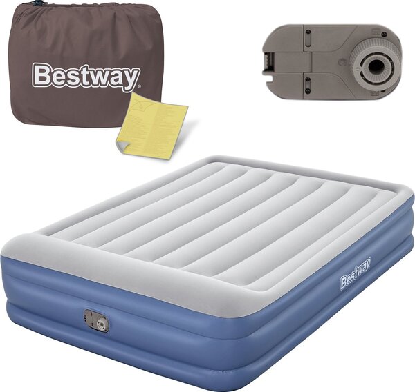 Bestway Tritech fekete kétszemélyes felfújható matrac 203x152x46 cm