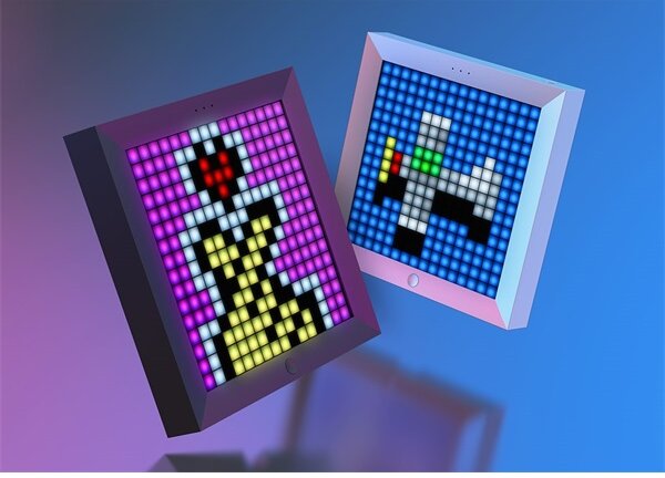 DIVOOM Digitális képkeret PIXOO, Fekete