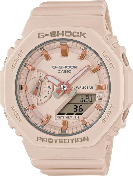 Női óra Casio GMA-S2100-4AER futáshoz, medencézéshez
