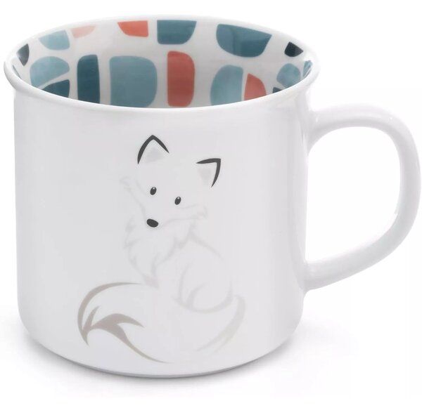 Nici Dreamy Winter 400ml porcelán bögre kisállat mintával - Fehér
