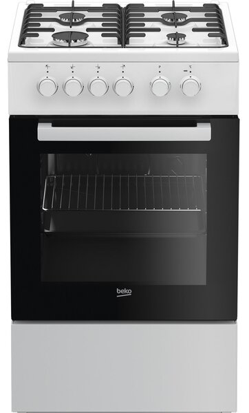Beko FSS52020DW Szabadonálló tűzhely Elektromos Gáz Fehér